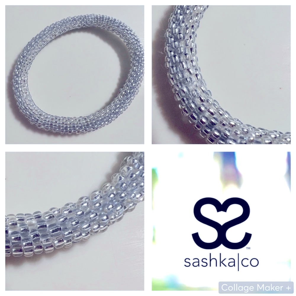 Sashka Co Silver Beaded Bracelet 20$